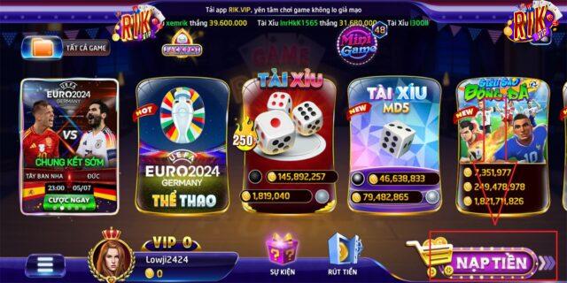 Những Điểm Nổi Bật của Cổng Game RikVip